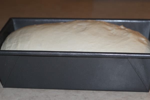How to make mammas homemade bread dough in a bread loaf.