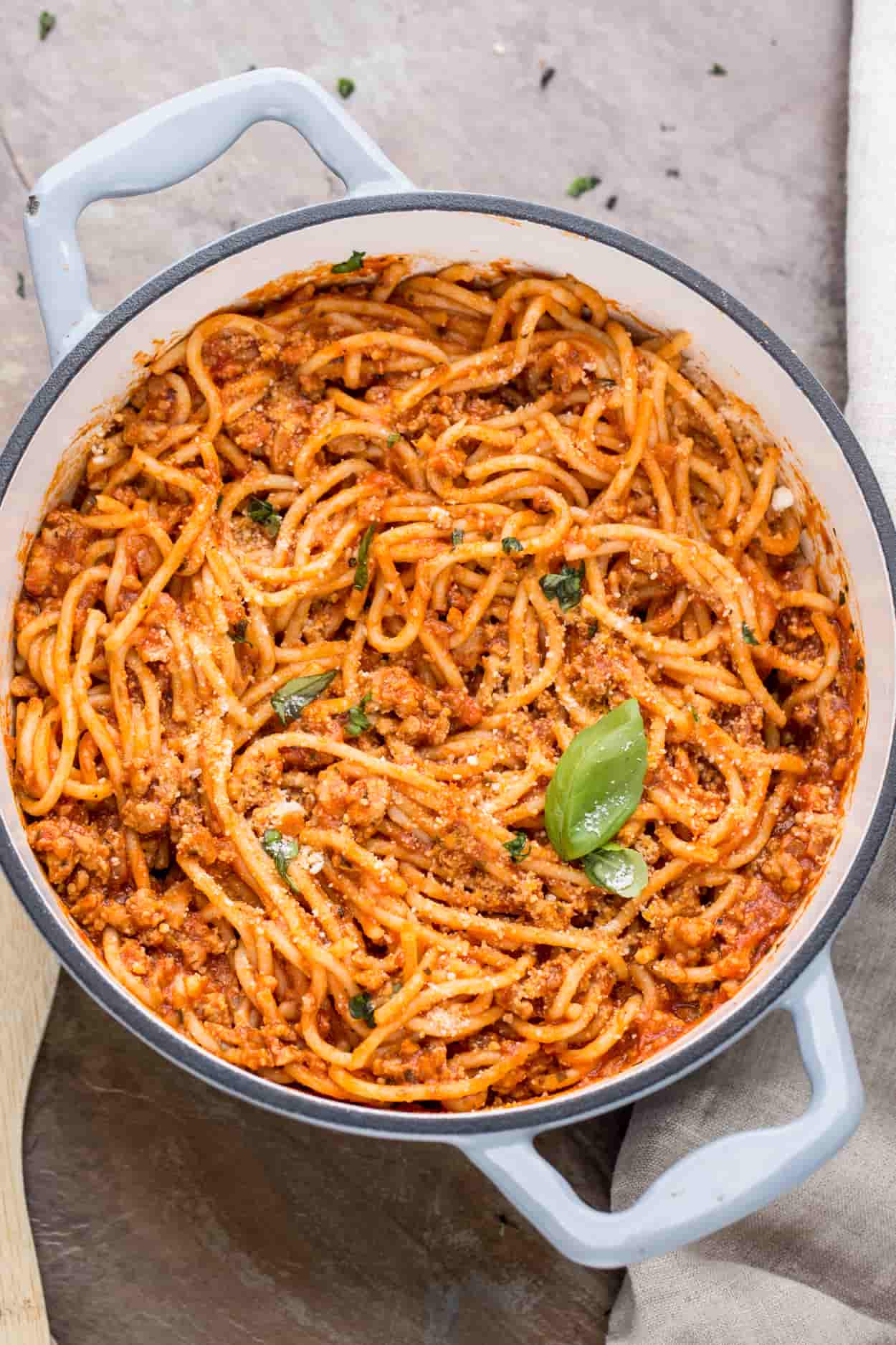 Easy Meaty Spaghetti Recipe (Bolognese) - Valentina's Corner