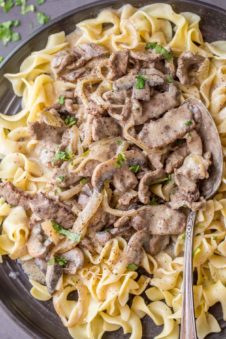 EASY Beef Stroganoff Recipe - Valentina's Corner