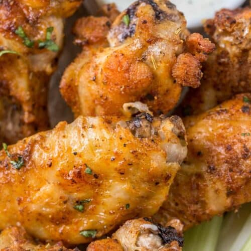Baked Chicken Wings.