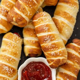 Homemade Pretzel Dog Recipe (VIDEO) - Valentina's Corner