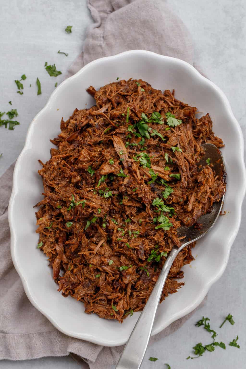 Shredded Beef Recipe (Mexican) - Valentina's Corner