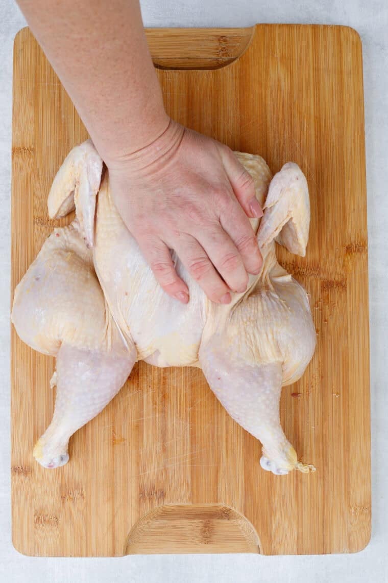 Spatching Spatchcock Chicken - Valentina's Corner