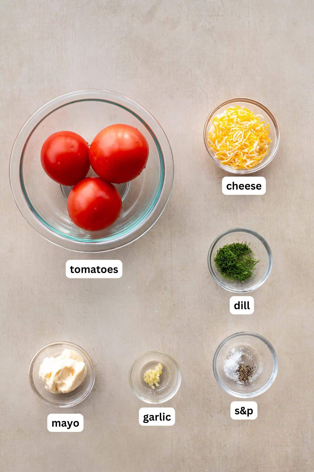 This tomato and cheese appetizer is made with just a few simple ingredients.